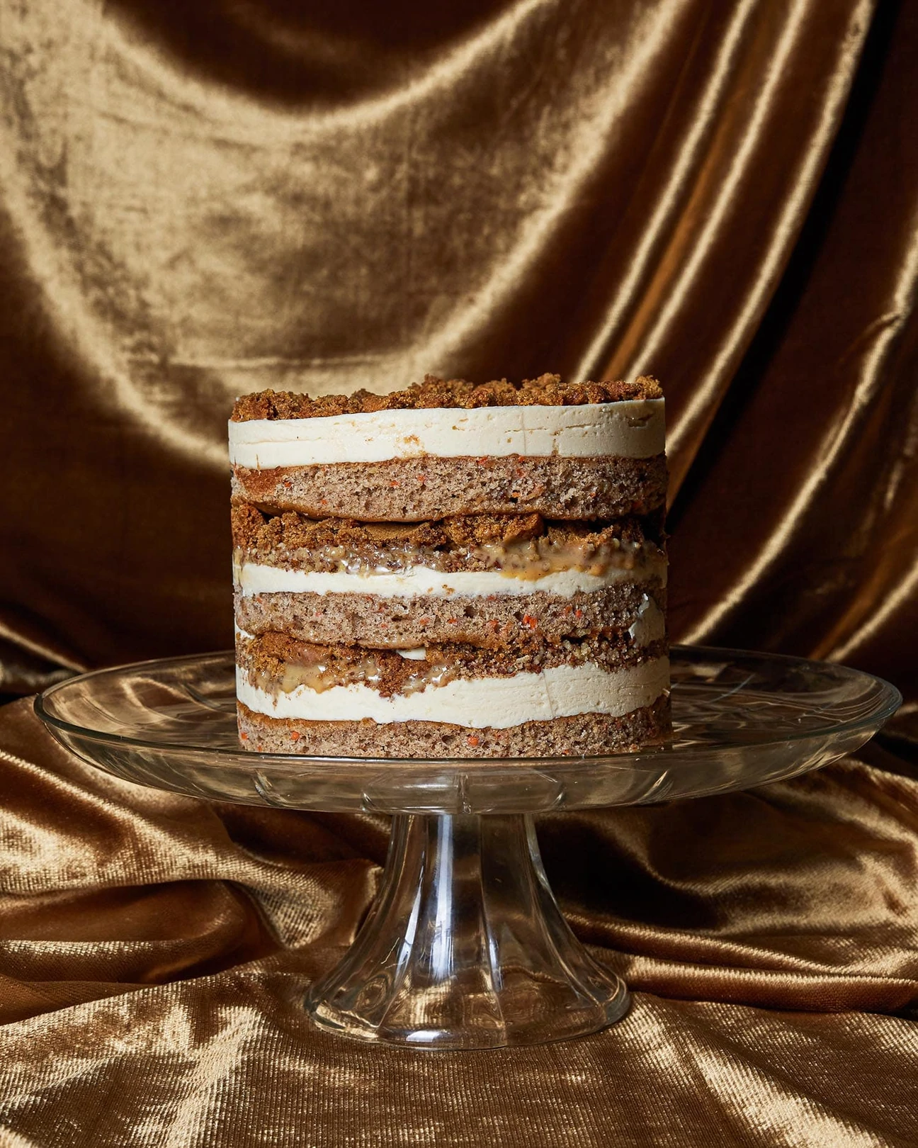 Caramel Pecan Carrot Signature Cake