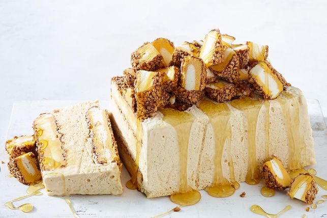 Golden Gaytime semifreddo ice-cream cake